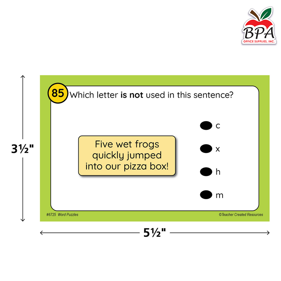 Teacher Created Resources • Power Pen Play: Word Puzzles Gr. 2–3